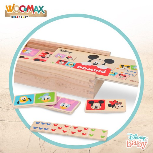 Domino De Madera Mickey Y Minnie Disney Baby By Woomax Dondino Juguetes