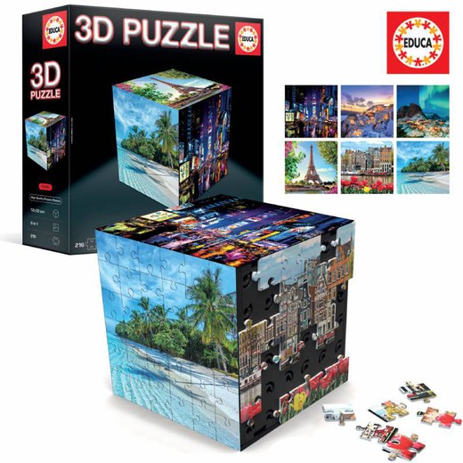 3D PUZZLE VIAJES