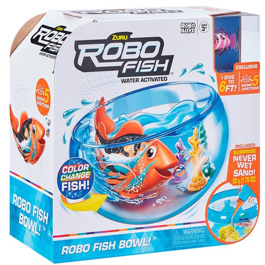 Aquarium de poissons-robots