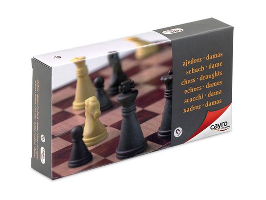 Small magnetic ladies chess