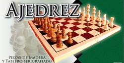 Ajedrez madera