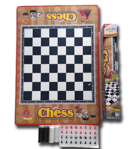 Tapisserie de sol d'échecs 100x70