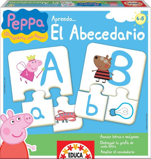 Ich lerne das Peppa-Alphabet