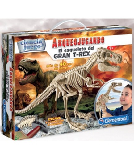 Archaeus playing giant t rex