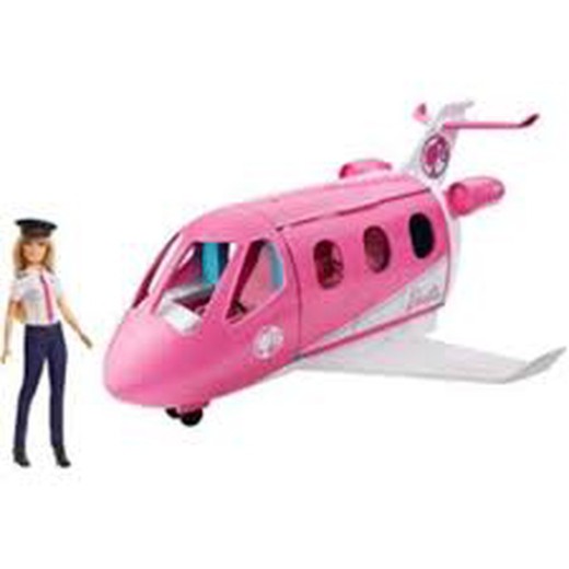 Avião Barbie com piloto