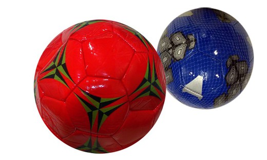Red Blue Soccer Ball