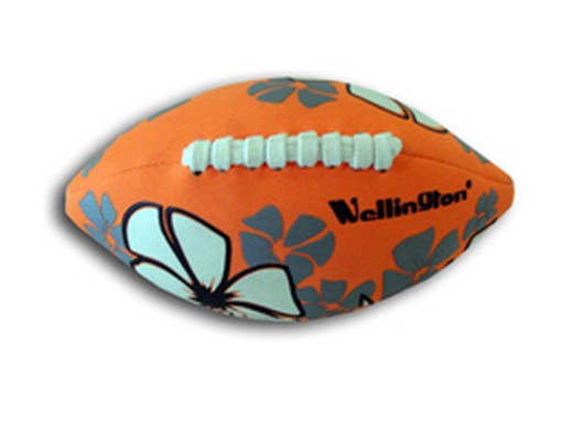 Ballon de rugby en néoprène 17 cm.