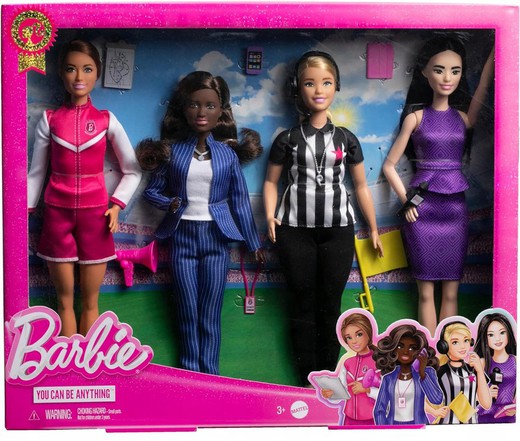 Barbie- 4 Barbie Sport Team