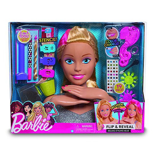Barbie flip and reveal bust — Dondino