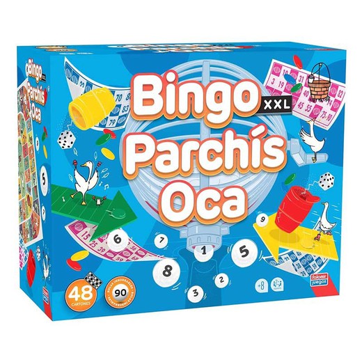 Bingo XXL Premium + Parchis + Gans