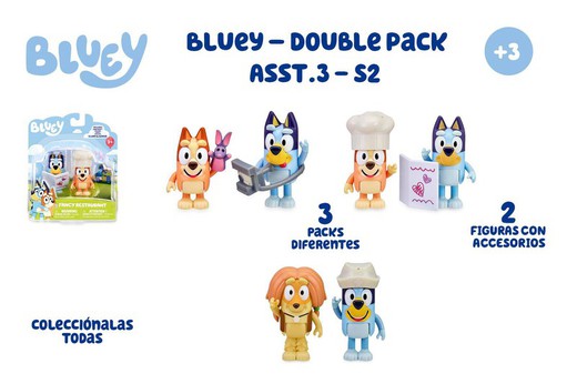 Bluey – Pack 2 Figuras – S2