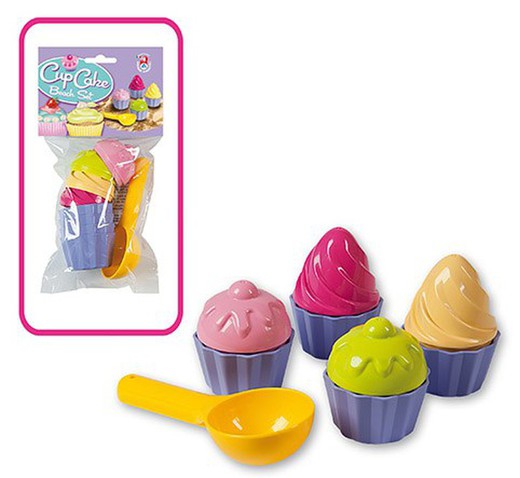 Bag 4 Molds Cup Cake