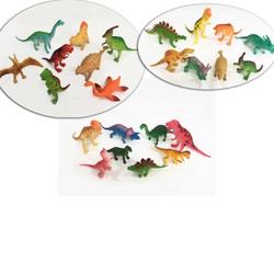 Sac 8 Dinosaures En Caoutchouc