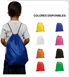 Bolsa mochila polyester col.