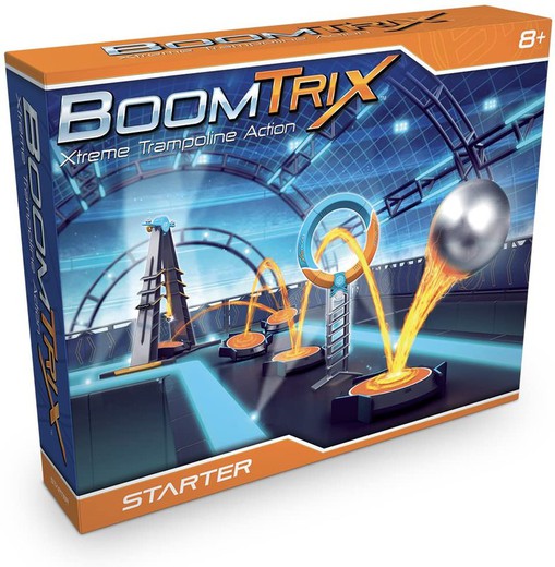 Boomtrix shuttle and trampoline