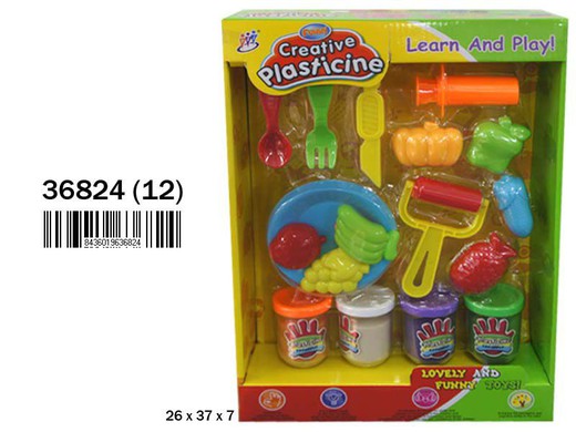 Caja Plastilina 18pcs.