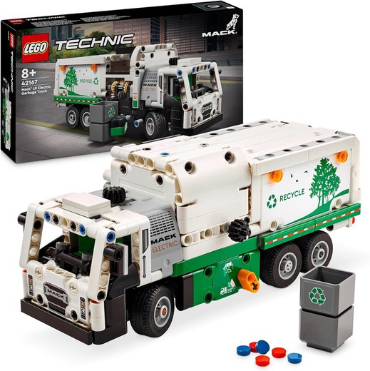 Camión De Residuos Mack® Lr Electric Lego