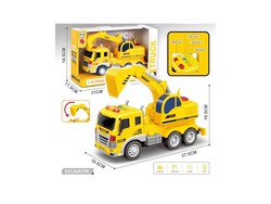 CAMION EXCAVADORA FRICCION ESC 1:16 L/S