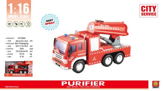 Camion Pulverizador Luz Sonido esc.1:16