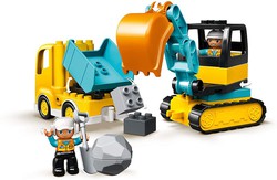 Camión Y Excavadora Con Orugas Lego