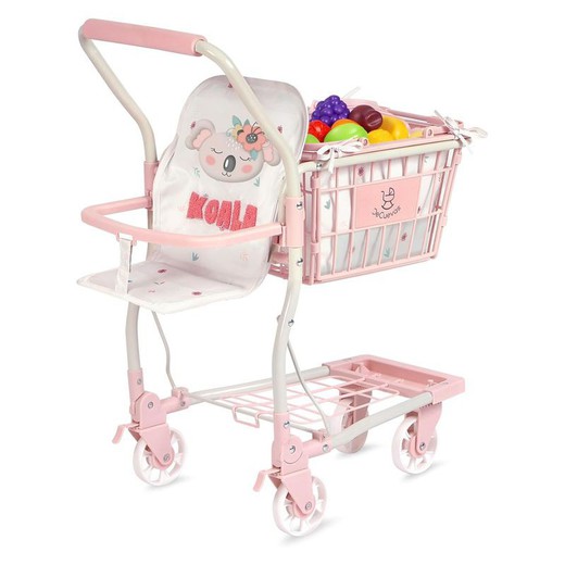 CARRO COMPRA PORTABEBE C/SET 12 FRUTAS KOALA