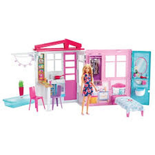 Casa De Barbie Con Muñeca — DonDino juguetes