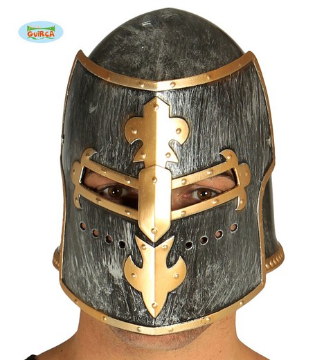 Medieval knight helmet