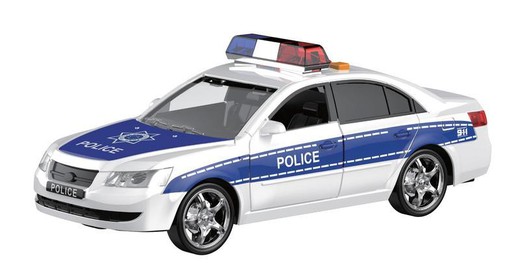 Voiture de police 1:16 son léger