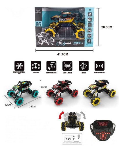 Coche Stunt Drift Batería y Cargador 4X4