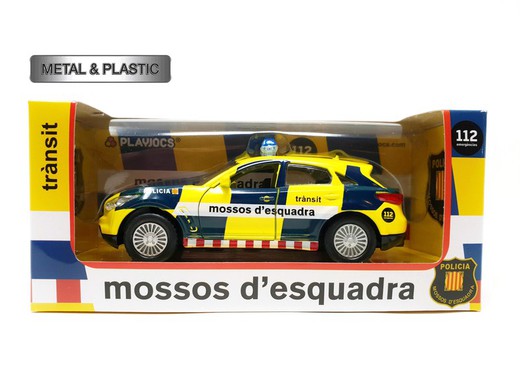 Cotxe Mossos Transit 15X7X6 Cm.