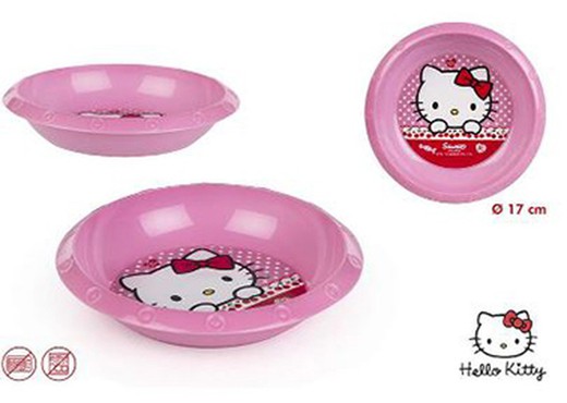 Basic plastic Hello Kitty bowl