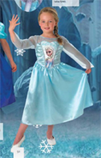 Frozen elsa costume 5 6 anni