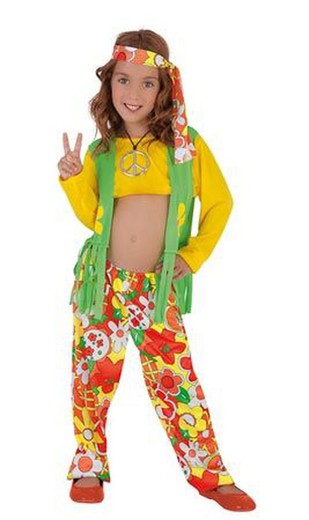 Disfraz Hippie Niña T.S