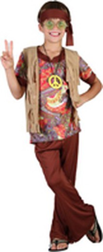 Disfraz infantil hippie niños 4 6