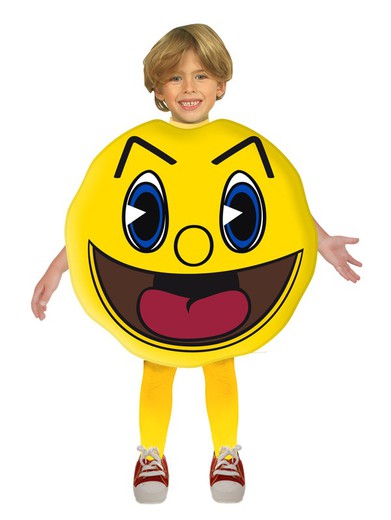 Pacman kostuum in tas T 1