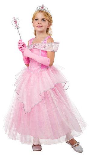 *DISFRAZ PINK PRINCESS INFANTIL T.L