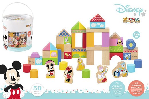 Disney Juego Blocs 50 Pcs  18m