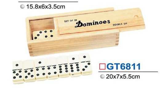 Domino z drewnem