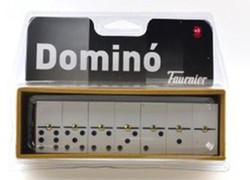 Domino elfenben plastkasse
