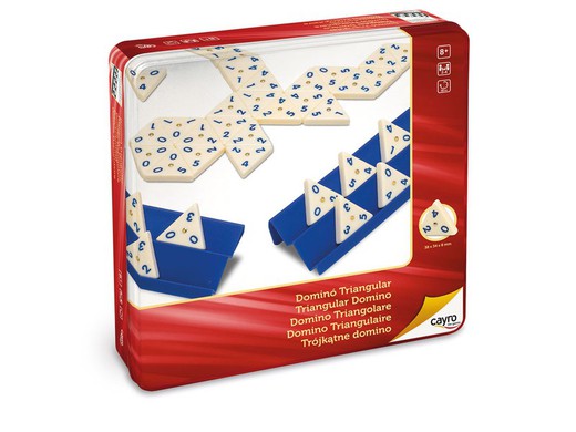 Τριγωνικό μεταλλικό κουτί Domino