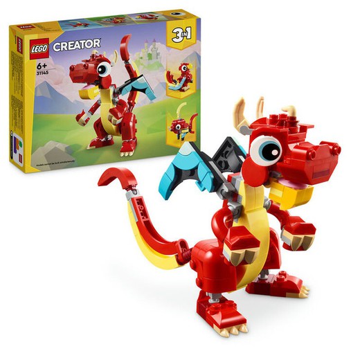 Dragón Rojo Lego