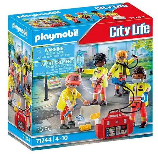 Equipo De Rescate Playmobil