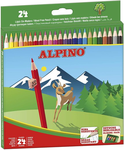 24 alpine federmäppchen