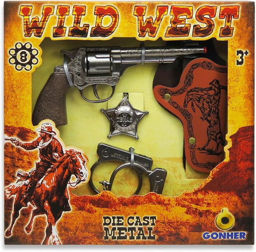 Estuche Revolver 8T Wild West