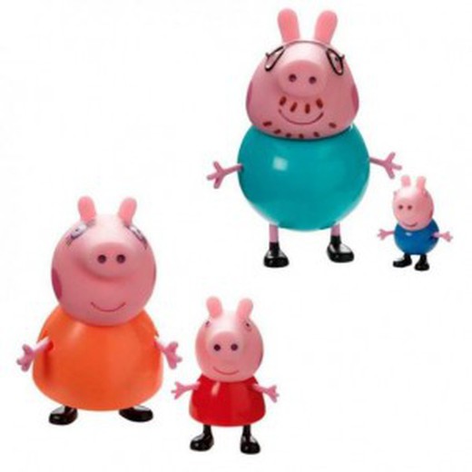 Pig family figures collection