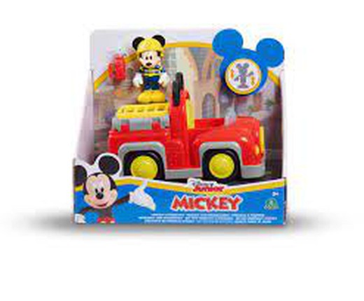 Figura Articulada +Vehiculo Mickey