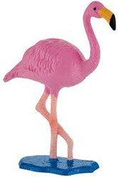 Różowa flamingowa figura