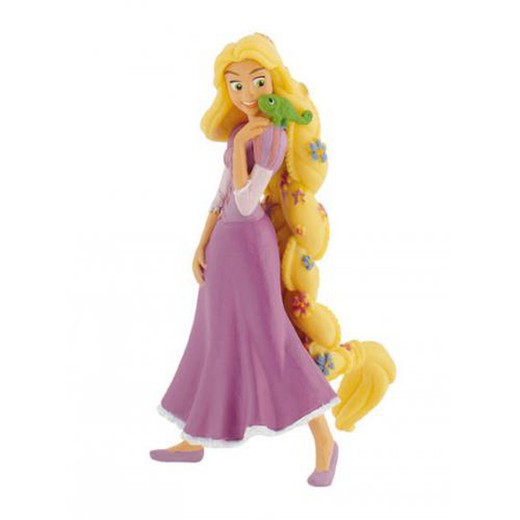 Rapunzel figure with flower