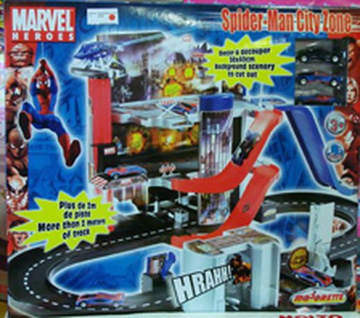 Spiderman byzone garage