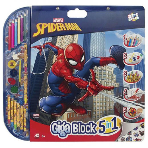 Giga Block Spiderman 4 En 1